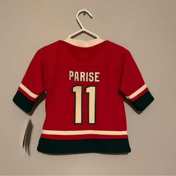 NWT. NHL Minnesota Wild Kids Red Hockey Jersey - Picture 4 of 5